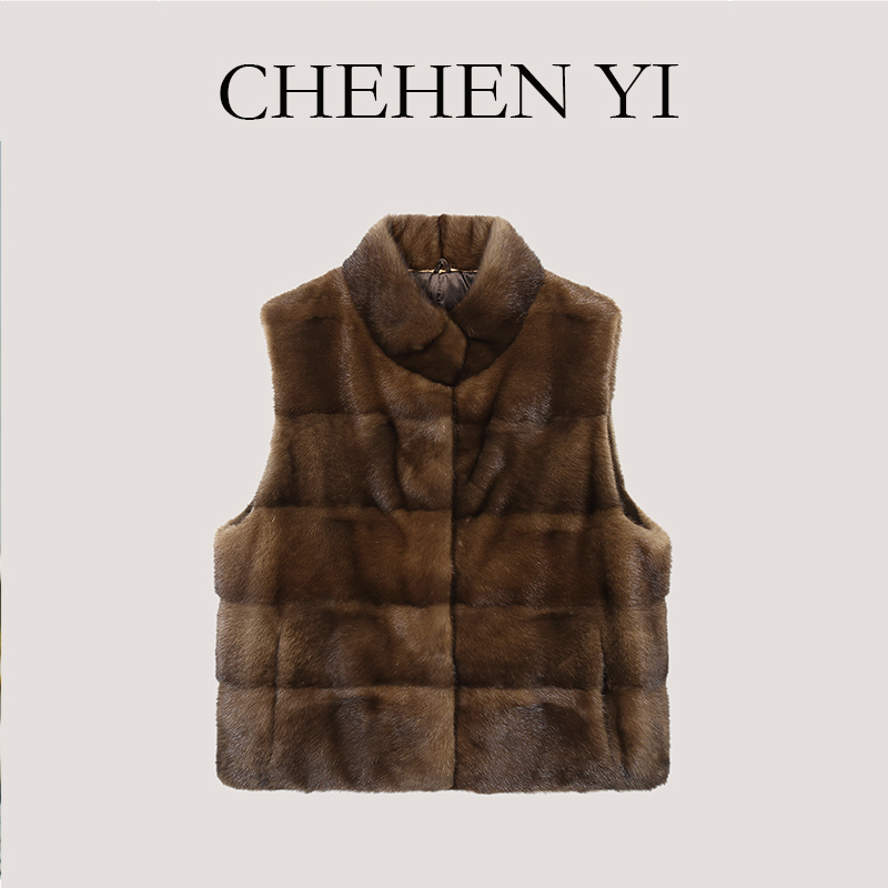 2026 New Mink Fur Coat for Women, Short Full Mink Vintage-Style Horizontal Row Vest, Mink Fur Jacket 2026 New Mink Fur Coat for Women, Short Full Mink Vintage-Style Horizontal Row Vest, Mink Fur Jacket