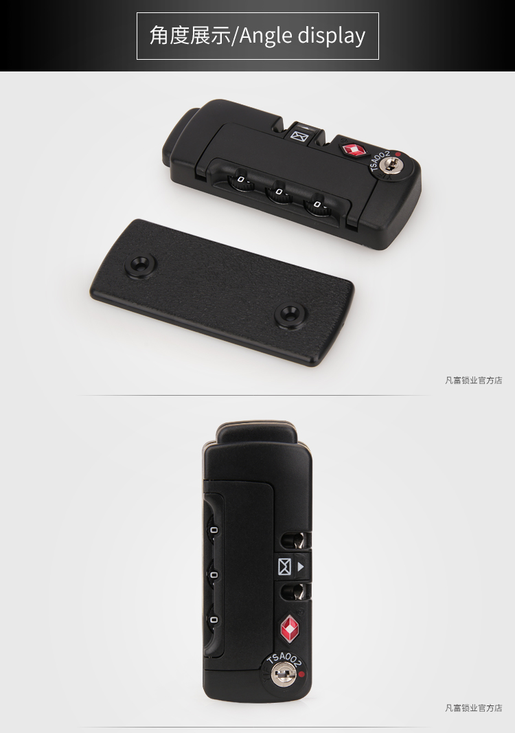 S001 # tsa002 khóa hải quan khóa cố định xe đẩy hành lý trường hợp phụ kiện hành lý khóa phổ quát - Phụ kiện hành lý ổ khóa mini giá rẻ