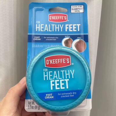 American OKeeffes 91g Work Foot Cream for Cracked Heels, cracked foot cream Moisturizing film