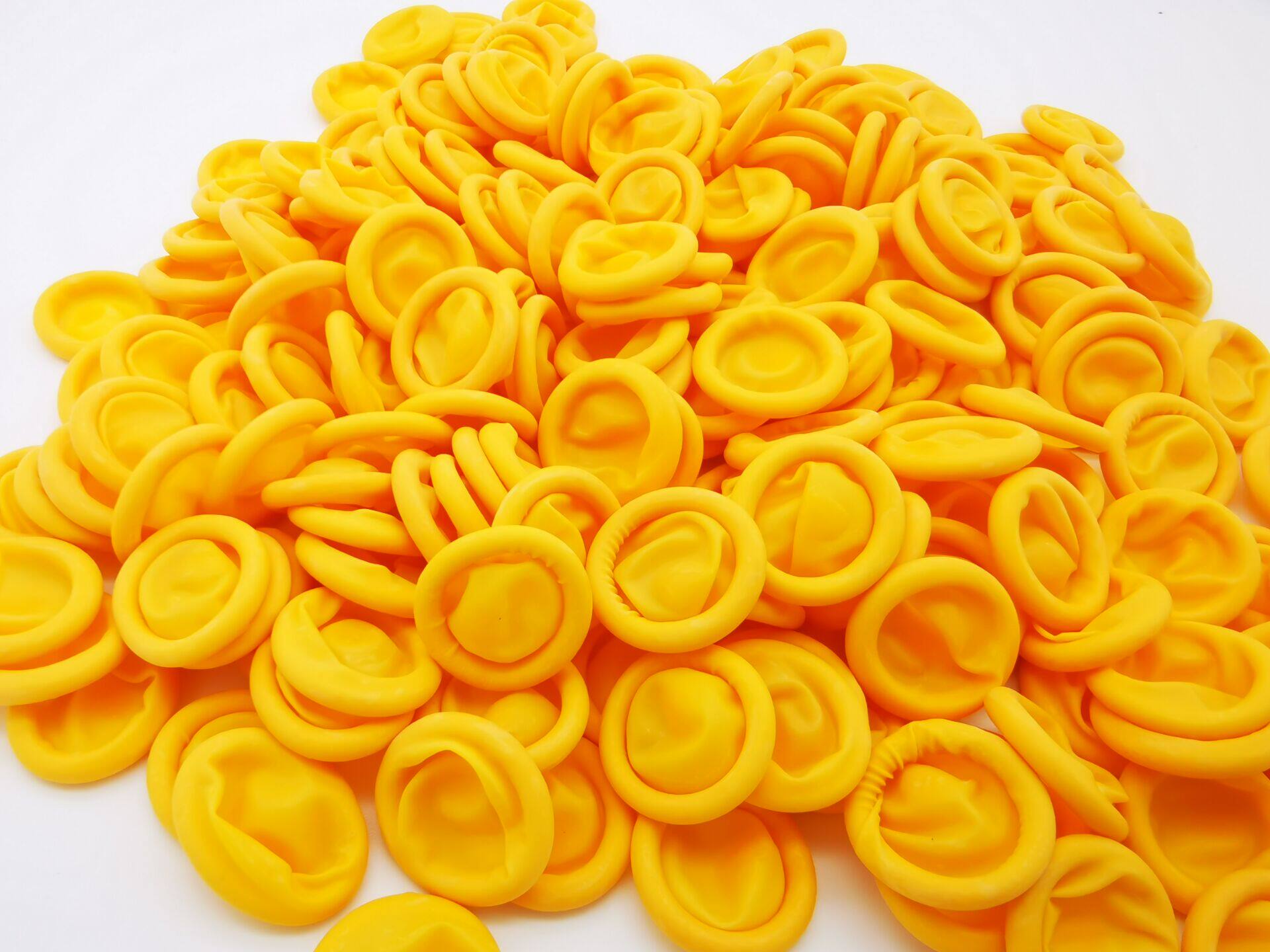 Disposable finger sleeves latex beauty anti-acne wear-resistant electronic industry labor insurance non-slip anti-thickening rubber finger sleeves