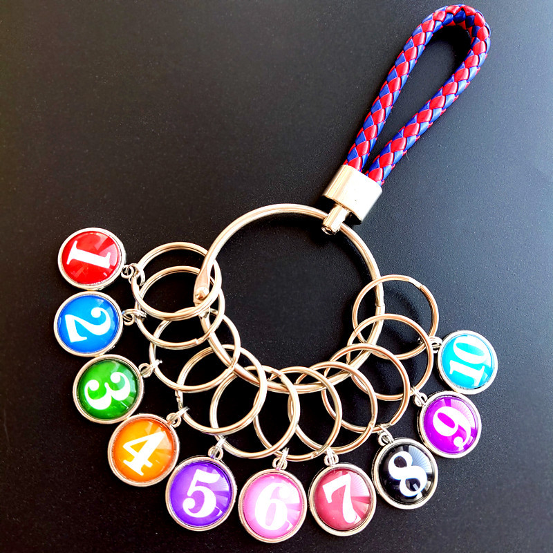 Keychain Key Ring with Labelable Tags for Landlords, Rental Property Owners, Key Storage, and Agent Key Classification