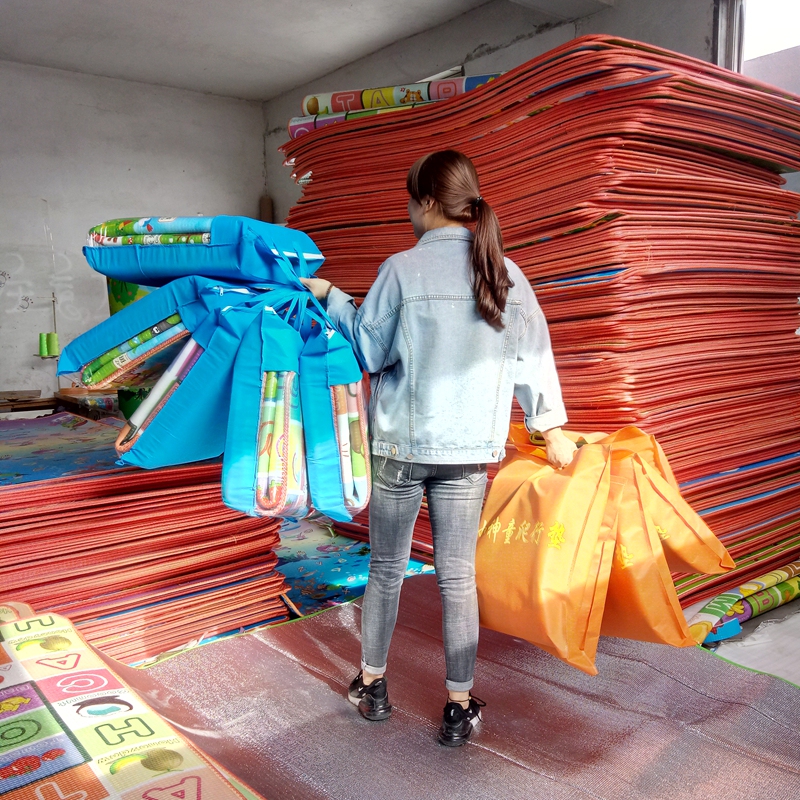 Climbing Mat Packaging Bag, Floor Mat Non-Woven Fabric Tote Bag, Special Tote Bag for Crawling Mat