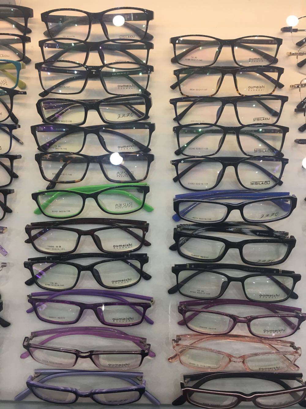 Advanced TR 90 plate retro large frame full-frame Korean version mirror frame