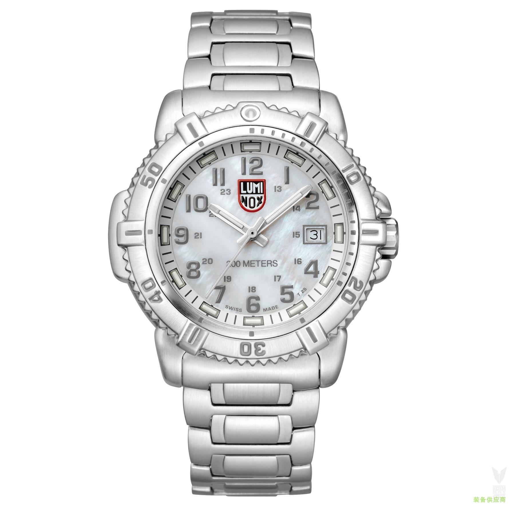 LUMINOX Rummenos 7258 new deep sea pearl Kawasawa surface fine steel meters with seal diving meter
