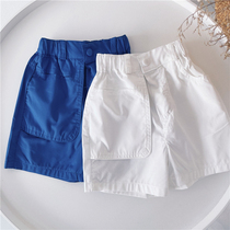 Xiaojies baby pants summer boys shorts wear thin tide childrens casual pants girls pants loose