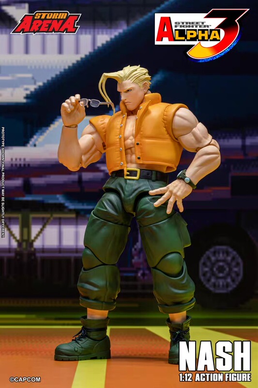 In Stock Storm Arena Street Fighter Zero Junior Street Fighter 3 Charlie Nash Nash