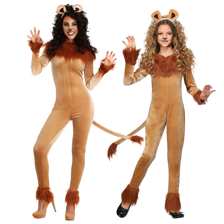 Halloween Carnival Children's Festival Stage TV Show Performance Children's Female Homicide Lions Play Costumes