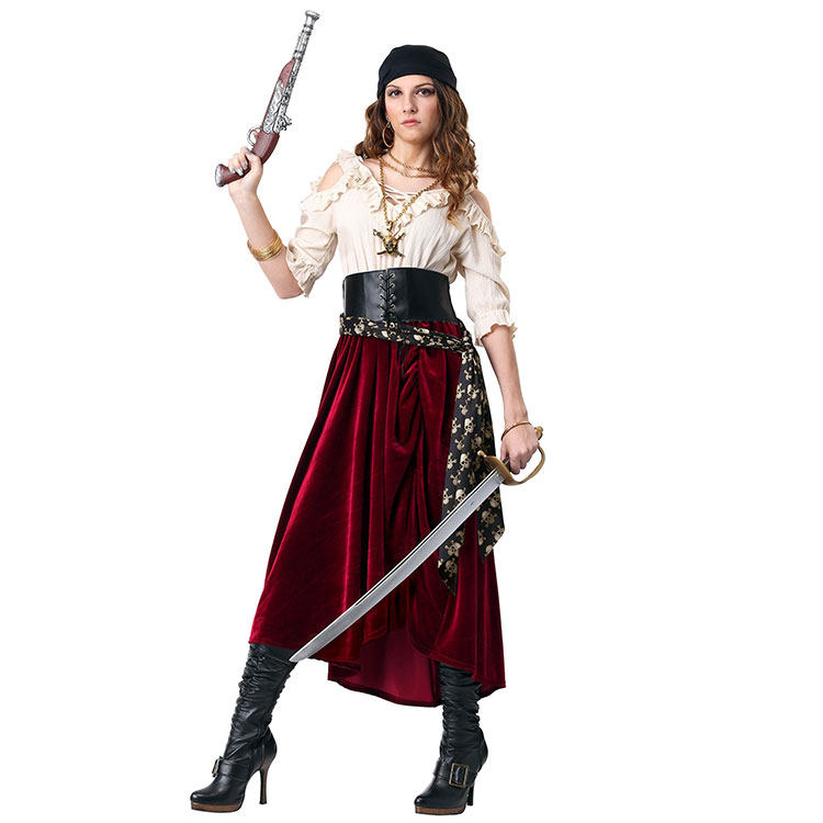 open lace back dress Girls' Pirate Costume - Pirate Dress Up