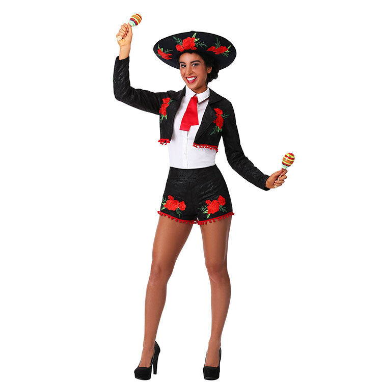 Halloween Children's Day Douyin Stage Show Adult Ladies Mariachi National Costumes