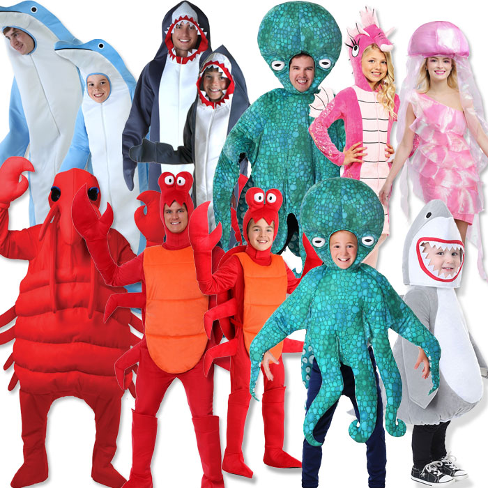 COS Halloween Children's Day Stage Performance Performance Adult Children's Marine Animal Submarine General Mobilization Clothing-Taobao