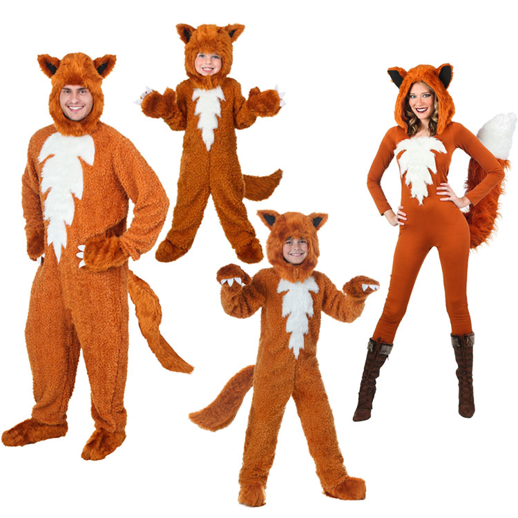 COS Halloween Children's Day stage performance adult children animal cute fox costume