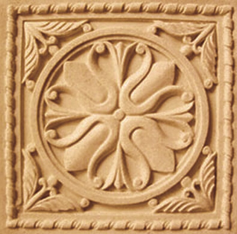 Spot supply flower plate European sandstone relief Hotel decoration Sandstone relief