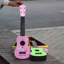 Shooting Shadow children Guitar Props Plastic Guitar Baby Shooting Props Guitar Toys to Photograph Colourful Guitar