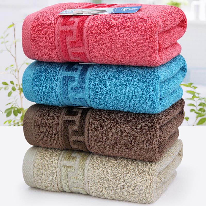 Thickened wash-face large towel pure cotton adult home lovers red wedding towel face towels increased water suction 38 * 76