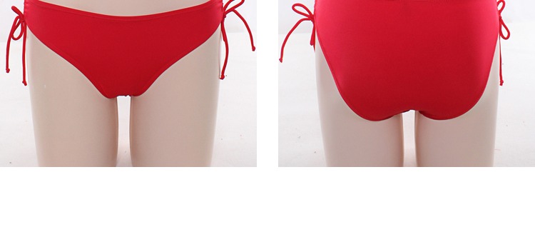 Ai Nifu Rui quần bơi nữ tam giác đen trắng đỏ gợi cảm mặc bikini độc lập hoang dã đồ bơi 2 mảnh dạng váy