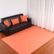 Phòng ngủ phòng khách giường đầy đủ có thể giặt bằng tay vải cotton dệt thảm lanh Nhật Bản Bắc Âu tròn hình chữ nhật - Thảm