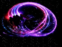 Tiger Year Bar Color LED Luminous Hand Grab Fiber Whip Point Dance Whip Interactive Props Toy Leather Whip Stage Atmosphere