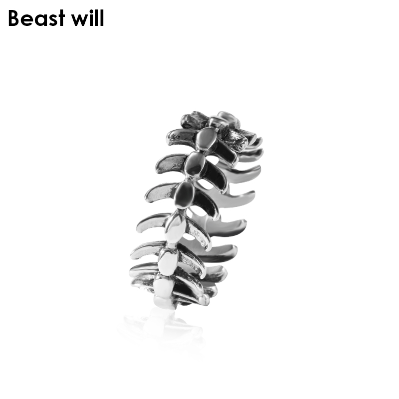 Bague mixte BEAST WILL  BEAST en Acier au titane - Ref 3089762 Image 2