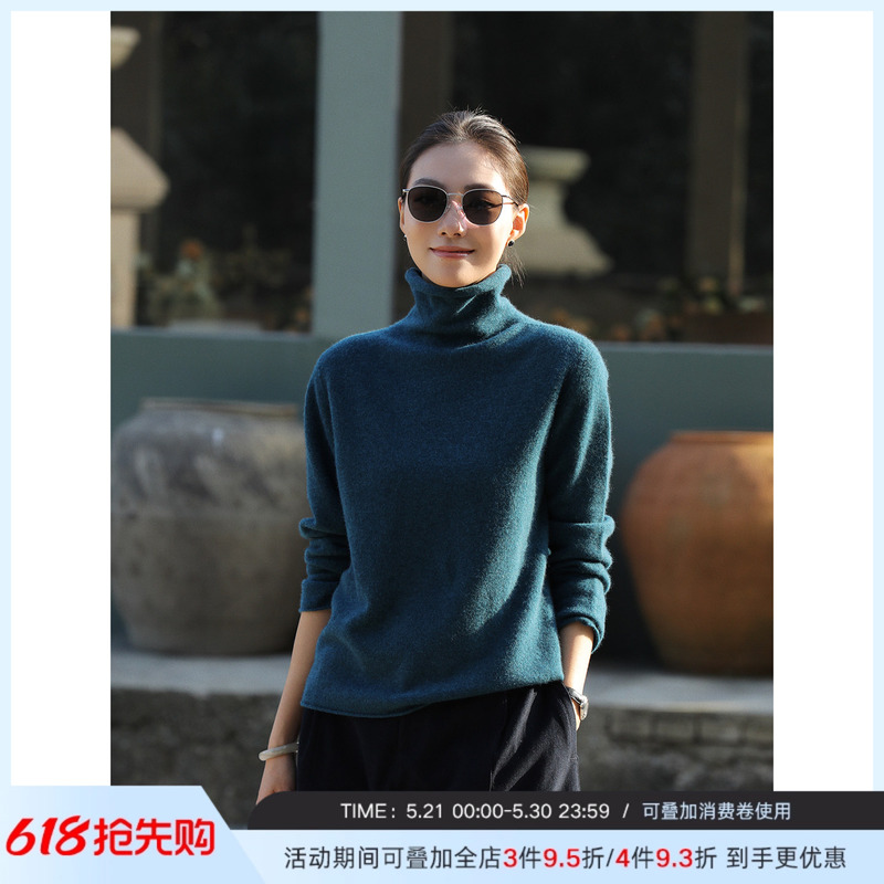 Zhouzhuo Seamless Turtleneck Sweater for Women, New Winter Slim-Fit Base Layer, Warm High-Neck Pullover Zhouzhuo Seamless Turtleneck Sweater for Women, New Winter Slim-Fit Base Layer, Warm High-Neck Pullover