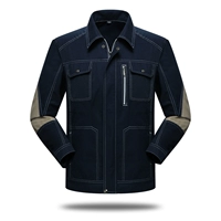 Темно -синий топ мульти -карман