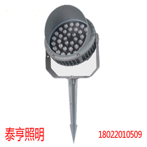 Green light lawn landscape light ground light tree light tree light LED flood light outdoor spotlight projection light