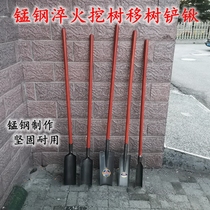 New tree shovel Agricultural thickened manganese steel tree digging tool shovel All-steel hole digging artifact Luoyang shovel Gardening household tree moving shovel