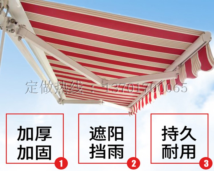 Mái hiên có thể thu vào tán ngoài trời lều ban công mái hiên bằng nhôm tán bãi đậu xe mái hiên - Lều / mái hiên / phụ kiện lều lều ngủ