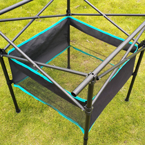 Autumn wild donkey net pocket outdoor portable folding table storage bag Aluminum alloy folding table Picnic special hanging pocket
