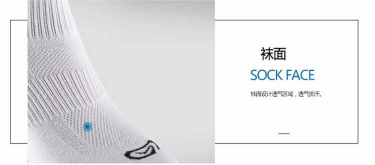 Decathlon 2017 chính hãng hot nam và cotton thoáng khí ống ngắn thoải mái chạy vớ thể thao 3 đôi