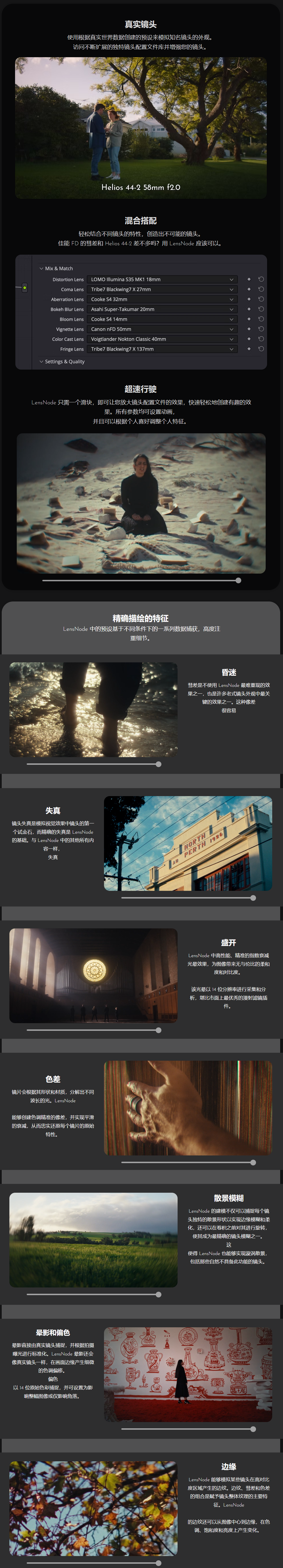达芬奇真实镜头模拟特效插件 LensNode V1.0.16 Win/Mac + 使用教程 达芬奇真实镜头模拟特效插件 LensNode V1.0.16 Win/Mac + 使用教程