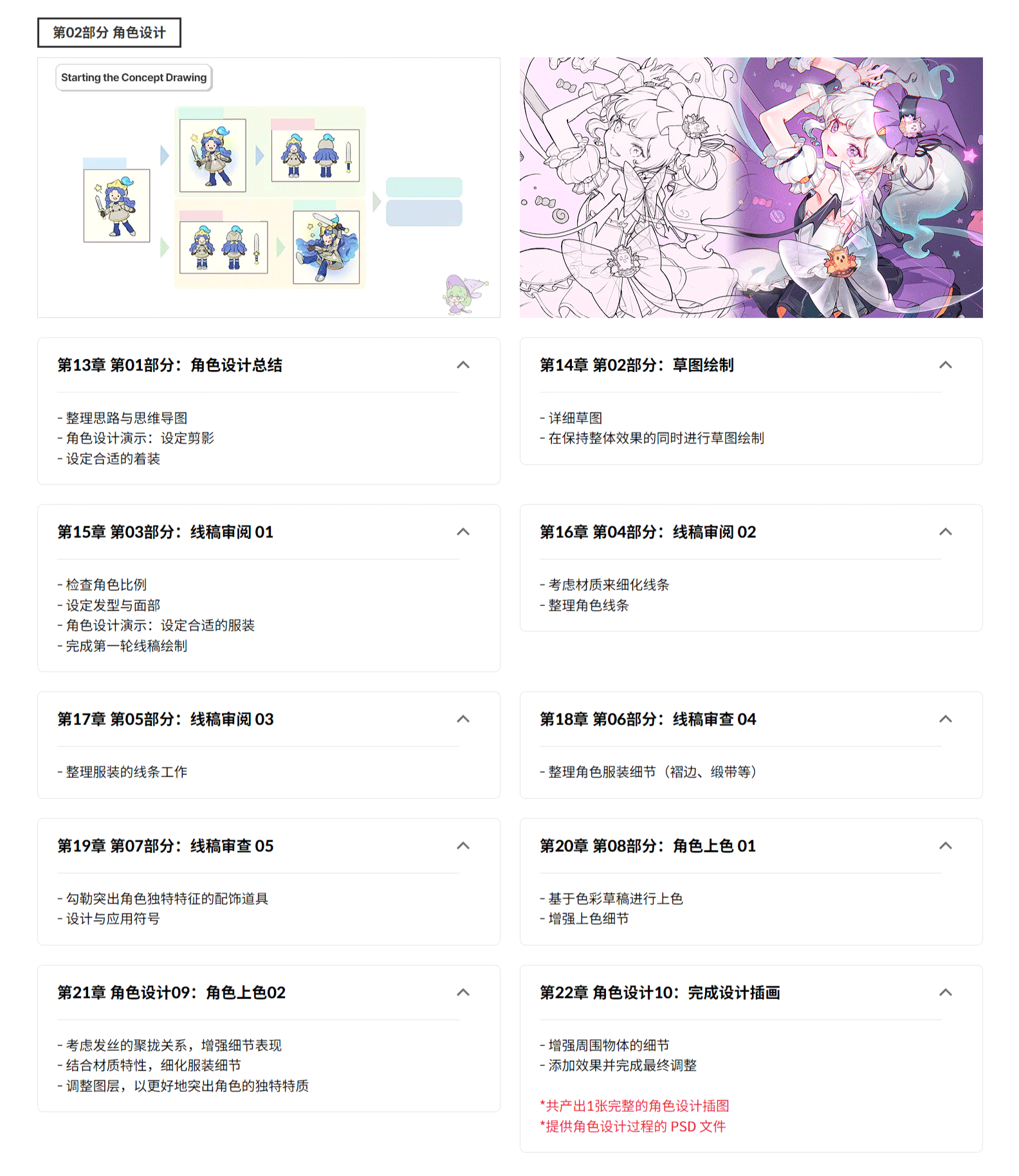 中英文字幕-PS魔法少女虚拟游戏人物角色概念设计绘画教程 45_07.gif