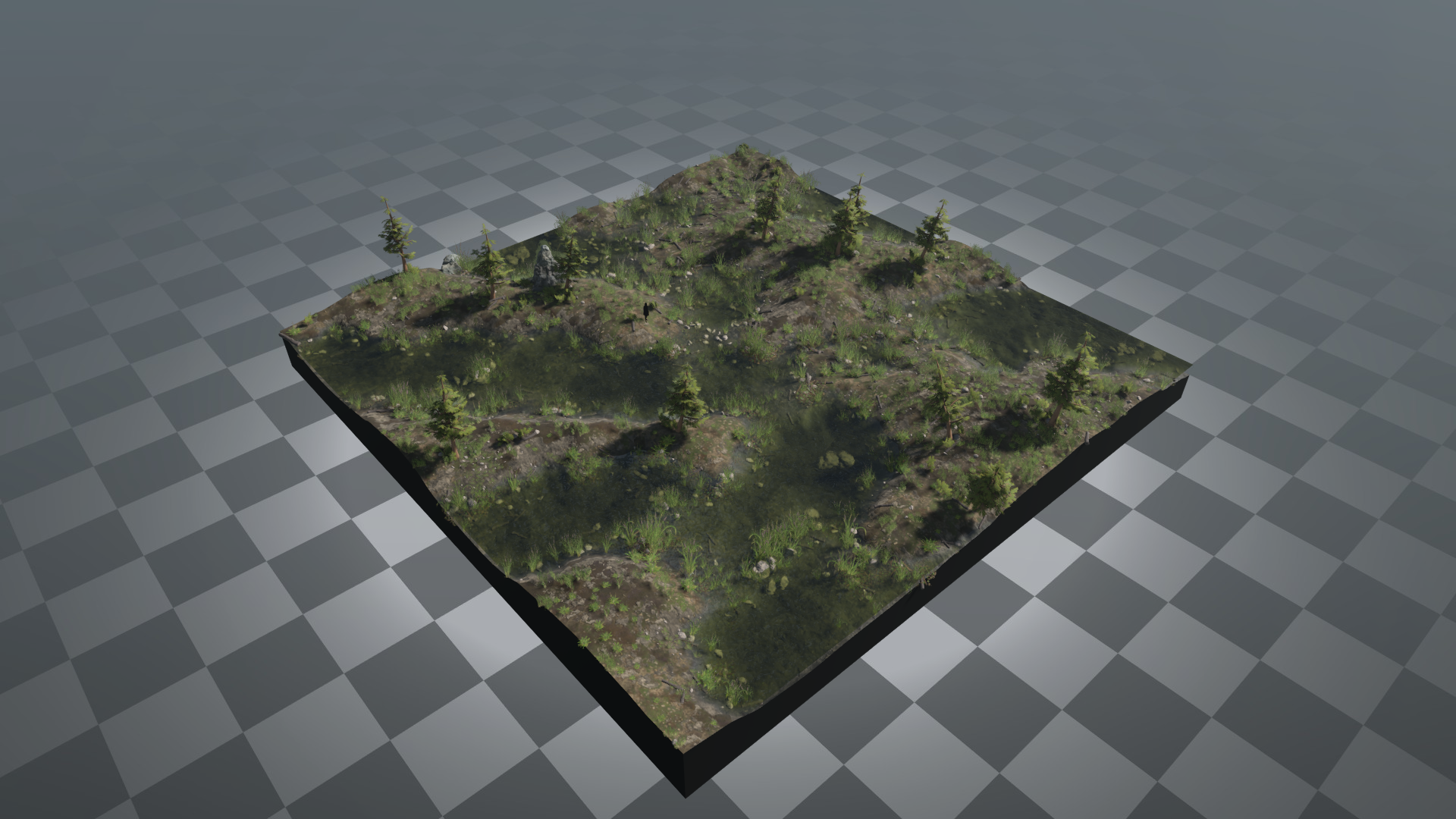 Blender插件|自然地形节点资产预设 Djh Terranode: Terrain Modifiers v7 render_03.png