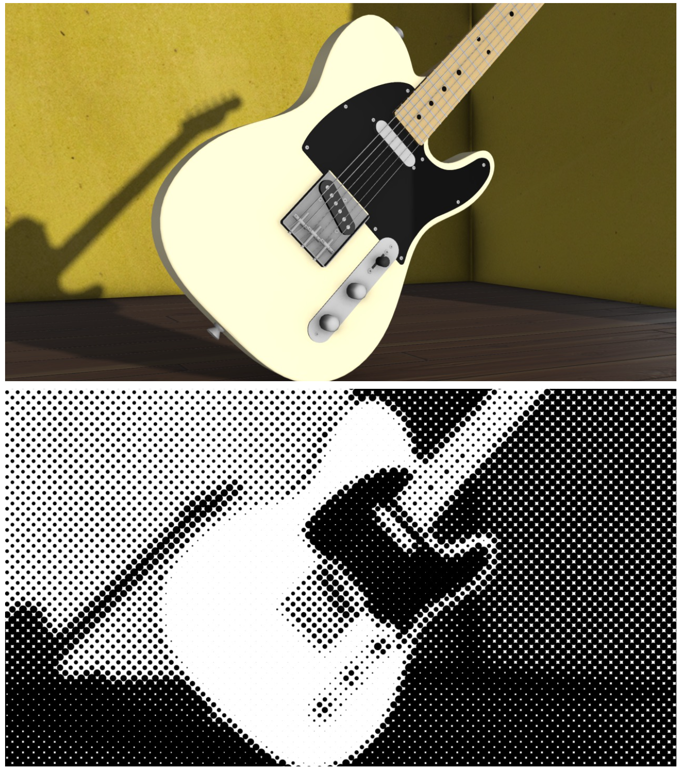 中文汉化-AE插件|黑白圆点填充半调风格特效 m’s Halftone v1.54 Win/Mac