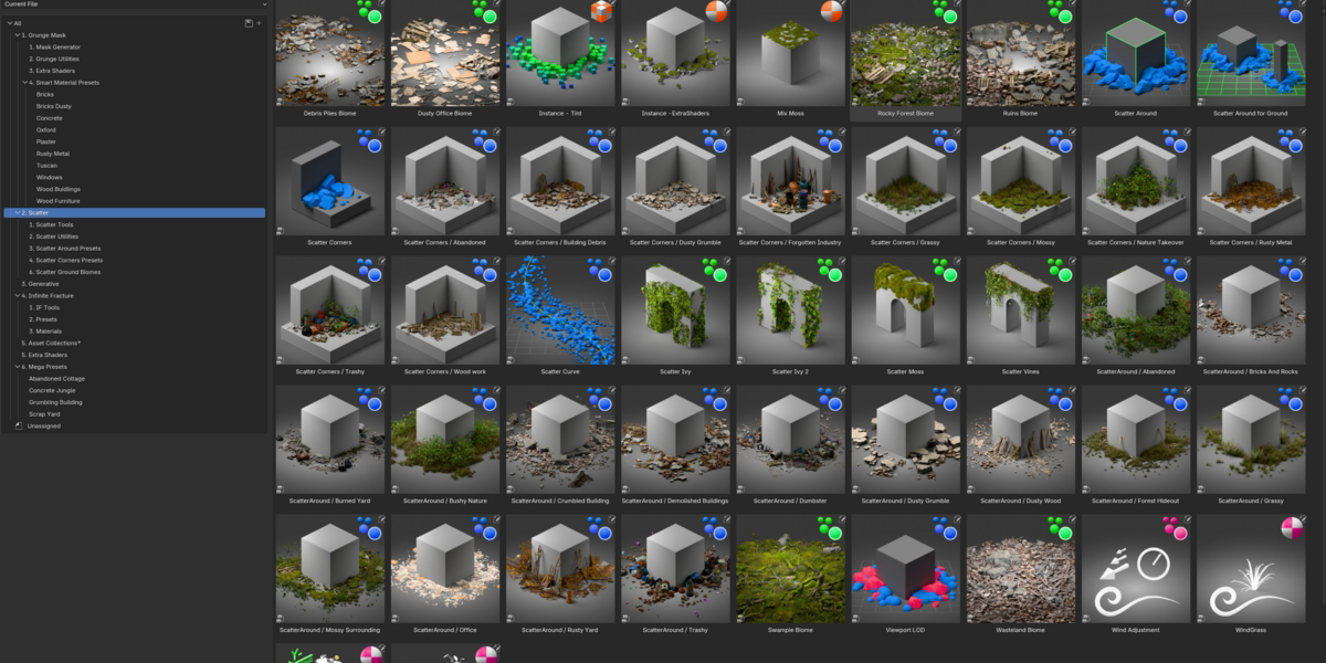 Blender破损做旧污渍散布破碎污效果生成资产预设 + 中英文字幕视频教程 Damage Control – Ultimate Bundle 505e3e12-db57-411a-bc04-20bd1efd9956.png