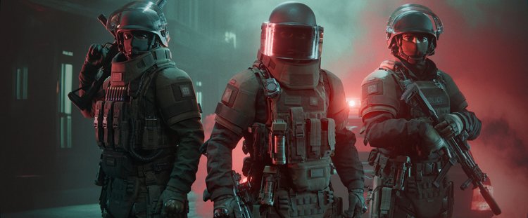 3D模型|突击特警部队人物角色防弹衣冲枪械装备模型包 BigMediumSmall – SWAT (Blender/FBX格式) pr9.jpg