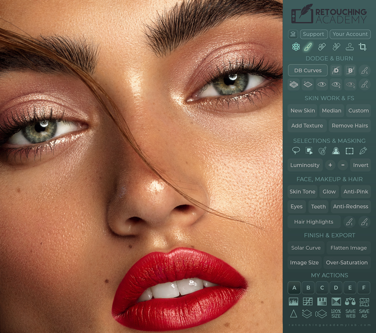 PS智能人像磨皮美容修图插件 RA Beauty Retouch Panel 5.2 PS智能人像磨皮美容修图插件 RA Beauty Retouch Panel 5.2