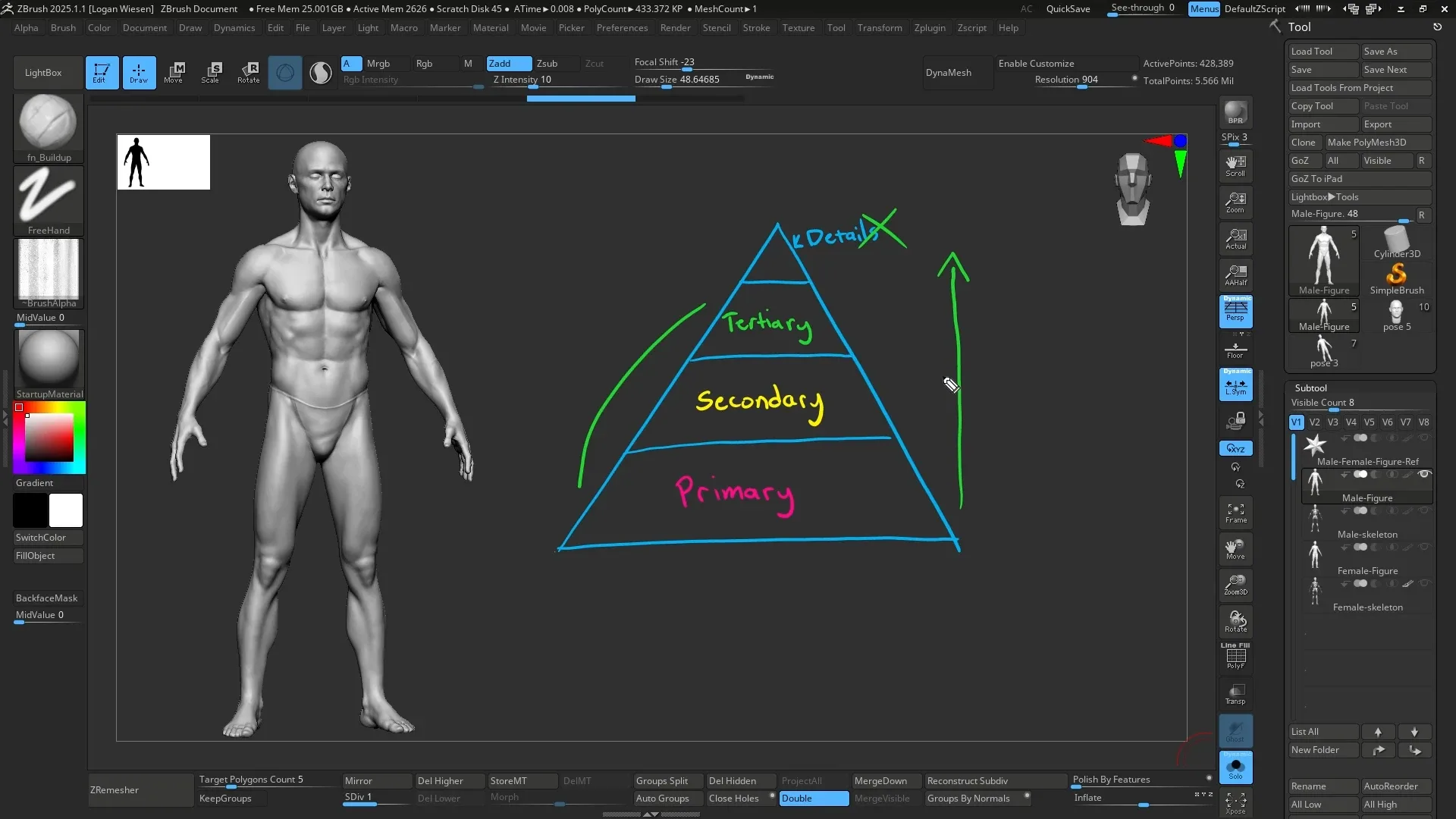 中英文字幕-ZBrush人物雕塑人体骨骼肌肉解剖雕刻全面教程 Flipped Normals – Master Figure Sculpting 402ee7f8-2745-4fa6-8e3c-259699d48f1f.webp