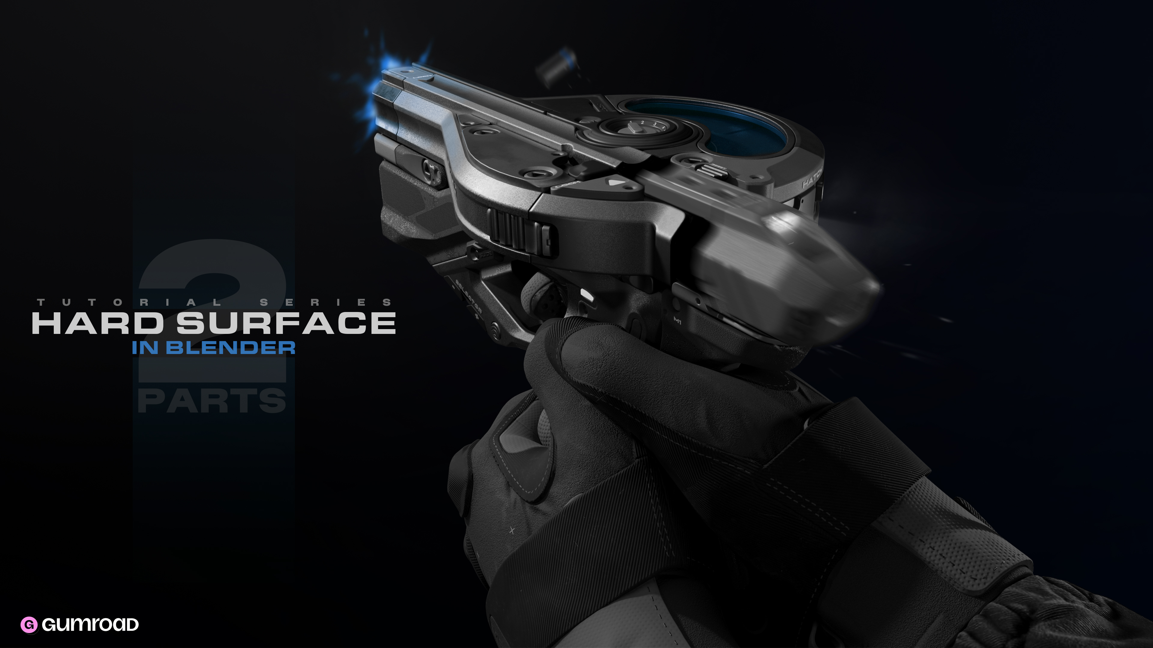 中英文字幕-Blender科幻武器硬表面建模教程 Hard Surface In Blender Part 1&2 10004.jpg