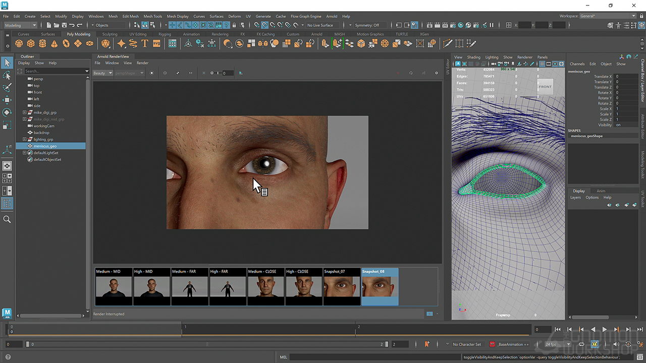 Maya+ZBrush高效打造VFX数字替身工作流程详解教程 Creating Efficient Digital Doubles for VFX 10008.jpg