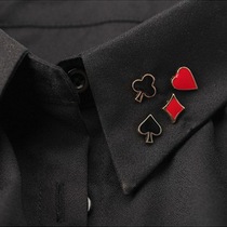 Star ● Mens Macau Fengyun Lingpin Las Vegas Casino Pin Poker Medal Gambling Brooch