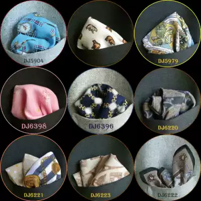 Star ● Korean version of the British gift box men's suit dress suit pocket towel chest scarf 2 handkerchief sweat towel