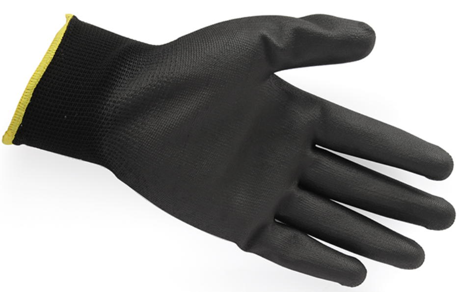 HoneywellWE210G2CN Economy Section pro-people second generation polyurethane PU coated polyester fiber working black gloves