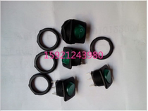 Square switch with threaded switch with light switch KCD8 6A 12A 250V ~ caliber 22cm