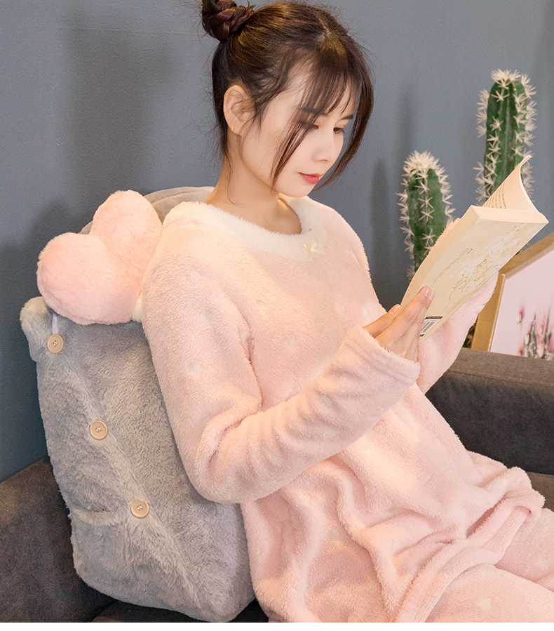Vương miện gối gối lớn lưng sofa tam giác gối phụ nữ mang thai eo giường đa chức năng Bay cửa sổ đệm - Trở lại đệm / Bolsters gối chăn 2 trong 1