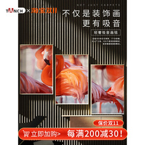 Sound-absorbing panel wall decoration painting piano room audio-visual room live room modern minimalist porch mural living room tapestry customization