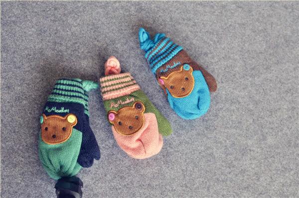 Gants pour enfants en de laine - Ref 2149341 Image 10