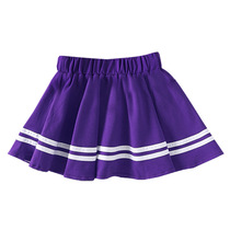 Girls Purple Sports Bundle Pants Kindergarten Shorts Short Skirt Primary and Middle School Students Cotton Teacher School Uniform Skirt