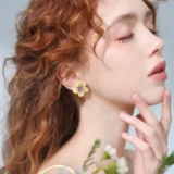 Серьги, клипсы, стиль, серебро 925 пробы