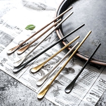 ins internet celebrity stainless steel long handle stirring stick Nordic coffee small spoon creative smoothie spoon cocktail mixing stick