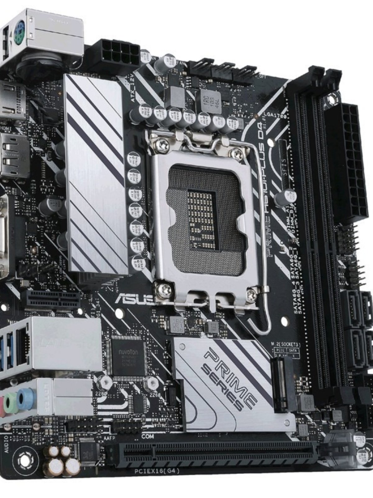 Asus Prime H610I-Plus D4 Mini Itx Motherboard Supports I3 12100